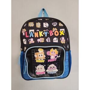 Lanky Box Kids Mini 11" Backpack LankyBox Blue Character Bag Lunchbox Bioworld